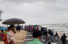 Boat capsizes off shore 3 go missing